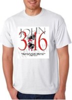 John 3:16 T Shirt in Colors  
