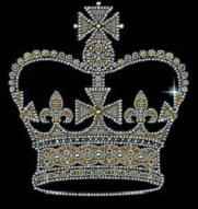 Rhine studed Crown with Cross T Shirt  adult