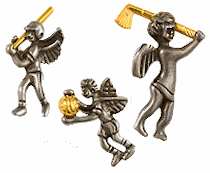 Golf, Basketball or Baseball Angel Pins