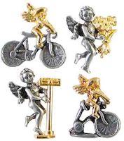 Bike Angel, Get Well Angel, Weight Loss Angel, Health Angel Pins