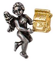 Young Girl Angel Pin