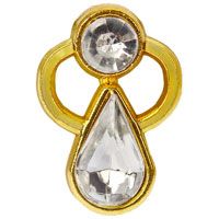 Austrian Crystal Angel Pins. Cute Austrian Crystal guardian Angel lapel pins 1/2 Gold tone. Christmas gift. 