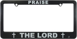 the Lord license plate frame