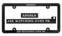 Angel Watch Over You Auto Plate Frame