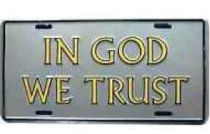 In God We Trust license plates