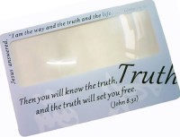 Truth PVC Magnifier Card