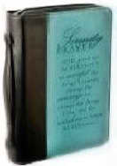 Serenity LuxLeather Bible Cover. New Two-Tone LuxLeather Serenity 6 5/8 x 9 1/2 x 2 Heat debossed text.