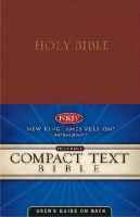 NKJV Compact Text Bible, Bonded Leather, Burgundy. 4-by-6-inch Bible is just the right size to hold, but the type is plenty big