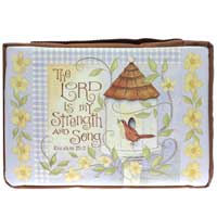 Lord is My Strength and song Bible Cover