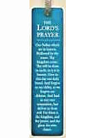 The Lord's Prayer silver aluminum Bookmark