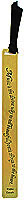 Music Is Divine Brass Plated  Gold Bookmark