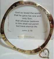 God so loved the world that he gave his only son... mustard seed silver Flat bangle fashion bracelet. Mustard seed bangle.
