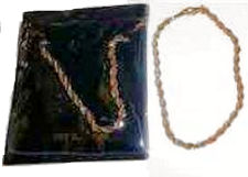 Gold bracelet is 7 inches long and has a nice strong clasp for durability. Hang charms on it. 