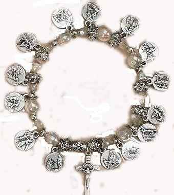 12 Stations of Cross Bracelet