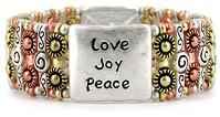Fruit of the Spirit Womans Bracelet Tri-Tones