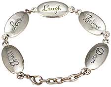Bracelet - Trust Love Laugh Believe Dream 