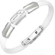  Cross Stainless steel White Bracelet