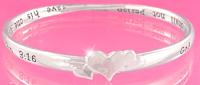 John 3 16 prayer twisted bracelets
