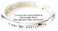 I can do anything bible bracelets