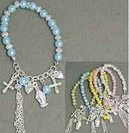 Kids Christian symbol bracelets
