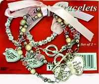 Mother & Daughter Angel Bracelet Gift 