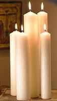Tube Candles 51% Bees Wax 