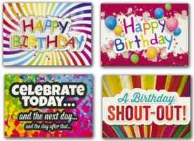 Colorful Birthday Cards