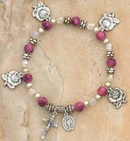 Rose Petal Charm bracelet 