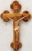 Catholic Resin Wood Wall Crucifix 