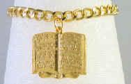 10 Commandments Gold Chain Bracelet