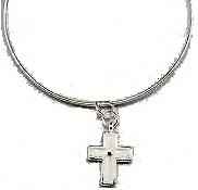 Mustard Seed Cross Wire Bracelet Image