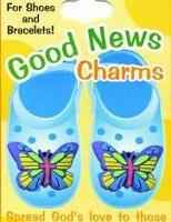 butterfly shoe charm