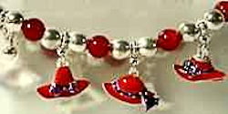 Red hat bracelet