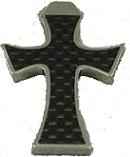 men's stainless stell cross pendant