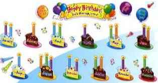 Happy Birthday Mini Bulletin Board Image