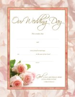 Marriage Certificates Package of 6