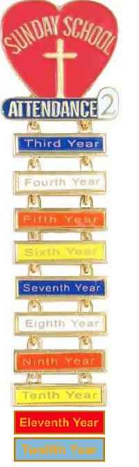 Cross & Crown Year Bars  