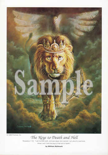The Key to Death & Hell Large Print Image