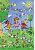 God Loves You Postcards Pkg of 25's