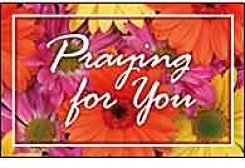 Praying for You Postcard