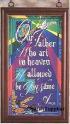 Father glass painting