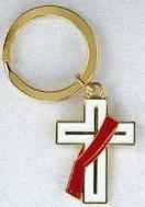 Deacon Cross Key Chain  