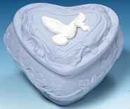 White Dove Rosary or Keepsake Box