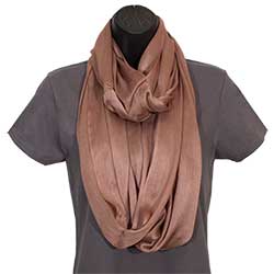 Brown Infinity Scarf