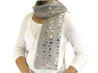 I love Jesus scarf grey