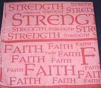 Faith Strength Courage Hope Bandana 