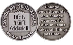 Words to Live By Coin Christian