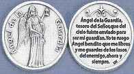 Spanish Coin Guardian Angel Spanish coin token- Angel de la Guardia 
