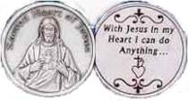 Sacred Heart Jesus is My Heart Coin 