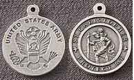 Army Pewter Medal Coin